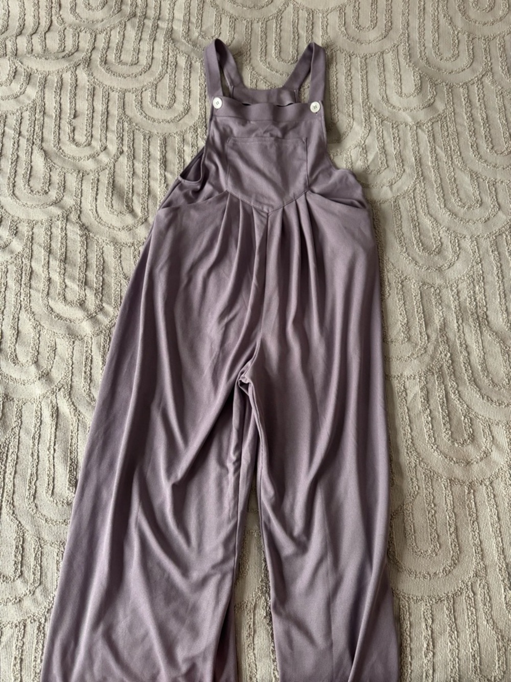 HALARA Lavender Wide-Leg Overalls